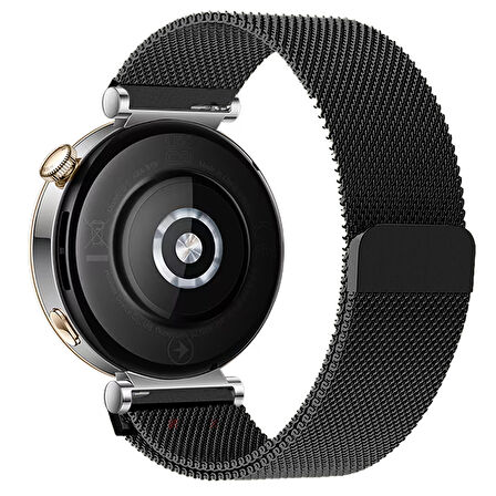 Huawei Watch GT5 41mm Uyumlu Manyetik Milanese Loop Metal Kordon 