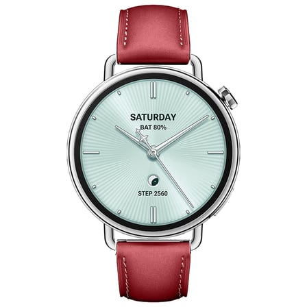 Sneezy Mi Watch S4 41mm İle Uyumlu Starlight Gold Metal Tokalı Deri Zarif Şık Kordon