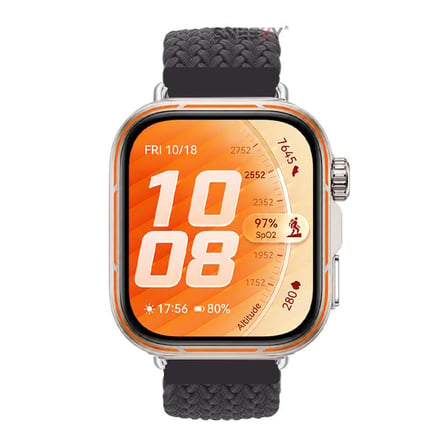 Huawei Watch Fit 5 Pro İle Uyumlu Metal Klipsli Solo Fiberlink Yumuşak Kumaş Örgü Kordon