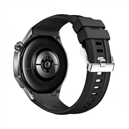 Huawei Watch GT6 Pro 46mm İle Tam Uyumlu Kordon Metal Tokalı Yumuşak Silikon Kordon Kayış