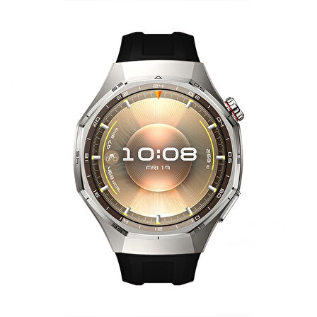 Huawei Watch GT6 Pro 46mm İle Tam Uyumlu Kordon Metal Tokalı Yumuşak Silikon Kordon Kayış