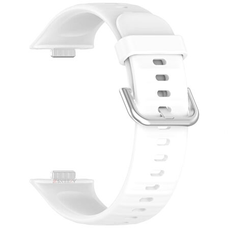 Huawei Watch Fit 4 Fit 4 Pro İle Uyumlu Metal Tokalı Yumusaş Soft Silikon Kordon Kayış