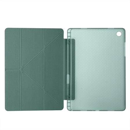Samsung Galaxy Tab A11 Plus 11 Inc SM-X230 Üçgen Katlanabilir Kalemlikli Yatay Dikey Standlı Kılıf
