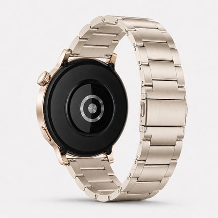 Huawei Watch GT3 42mm Ve GT2 42mm İle Uyumlu Katlanır Klipsli Paslanmaz Çelik Saat Kordonu