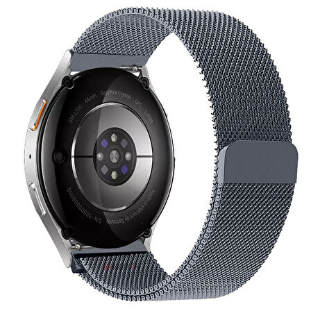 Samsung Galaxy Watch 4 5 6 7 Seri 40 42 43 44 46 47mm Uyumlu Manyetik Milanese Loop Metal Kordon 