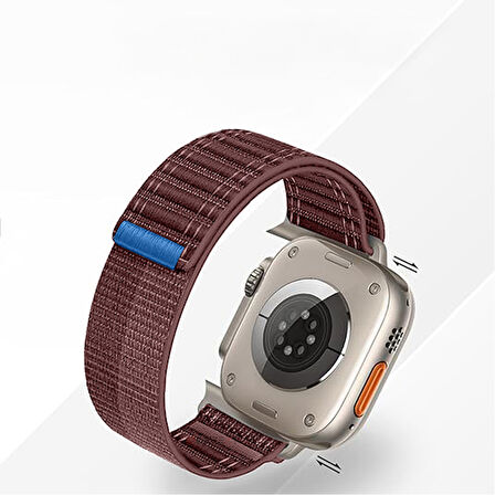 Apple Watch Uyumlu 44 45 46mm Utra 49mm Fabric Spor Yumuşak Kumaş Kordon Seri 2 3 4 5 6 Se 7 8 9 10