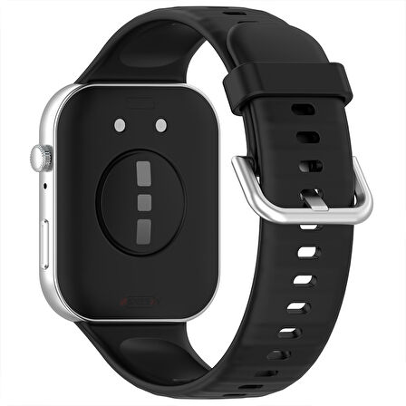 Huawei Watch Fit 4 Fit 4 Pro İle Uyumlu Metal Tokalı Yumusaş Soft Silikon Kordon Kayış