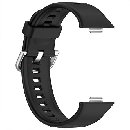 Huawei Watch Fit 4 Fit 4 Pro İle Uyumlu Metal Tokalı Yumusaş Soft Silikon Kordon Kayış