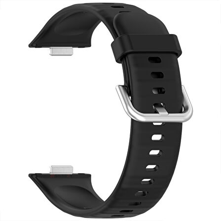 Huawei Watch Fit 4 Fit 4 Pro İle Uyumlu Metal Tokalı Yumusaş Soft Silikon Kordon Kayış