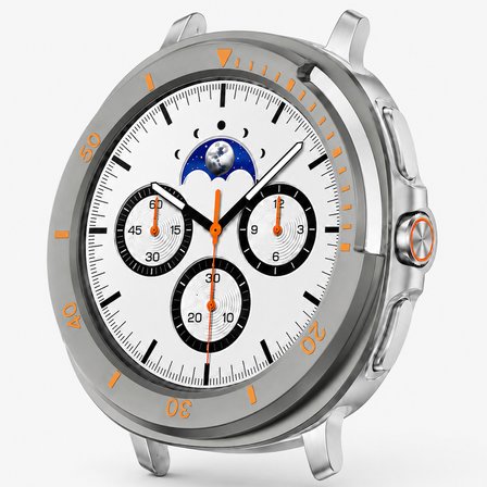 Samsung Watch 8 Classic 46mm İle Uyumlu Kasa Uyumlu Kılıf Sert PC Kasa Koruyucu Kılıf
