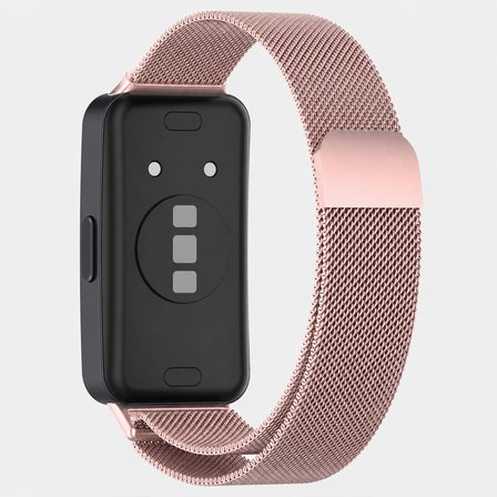 Huawei Band 11 / 11 Pro İle Uyumlu Manyetik Milanese Loop Metal Kordon