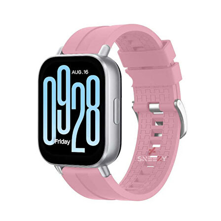 Redmi Watch 5 Active Redmi 5 Lite Uyumlu Kordon Kordon NovaGT Metal Tokalı Yumuşak Silikon Kordon