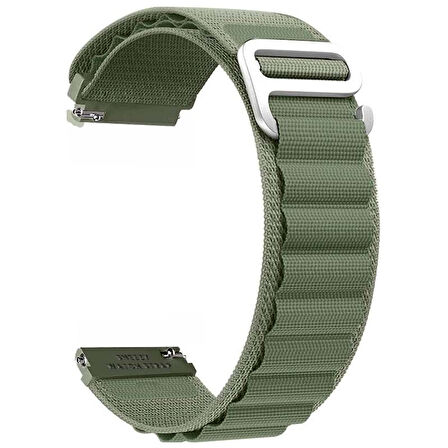 Huawei Watch GT5 46mm Uyumlu Kordon Alpine Loop Kancalı Kumaş Kordon