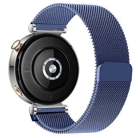 Huawei Watch GT5 41mm Uyumlu Manyetik Milanese Loop Metal Kordon 