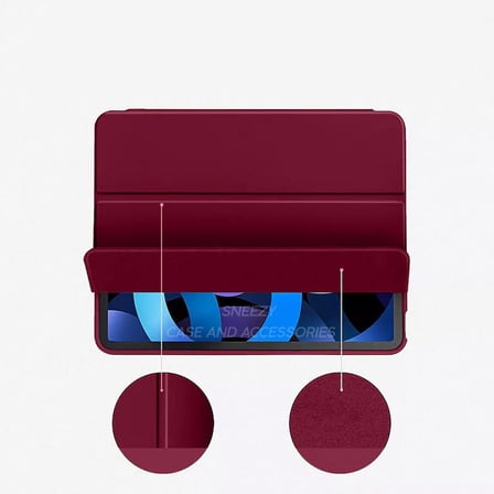 Apple iPad 11.Nesil 11 İnç 2025 Kılıf Premium Kalem Bölmeli Uyku Modlu Kapaklı Smart Case