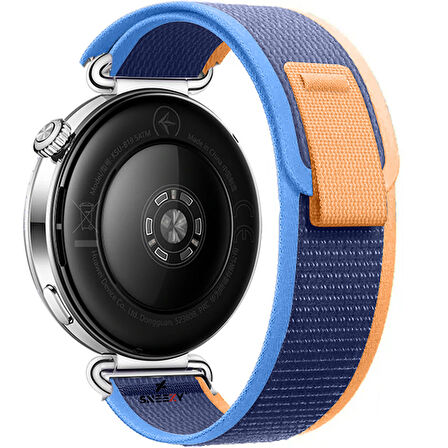 Huawei Watch GT6 41mm Uyumlu Kordon Trail Loop Cırtlı Yumuşak Kumaş Şık Kordon