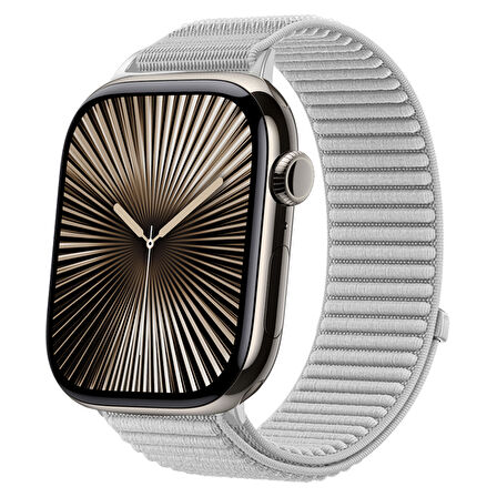 Apple Watch 42mm 44mm 45mm S10 46mm Ultra 49mm İle Uyumlu Naylon Spor Loop Kordon Rahat Dayanıklı