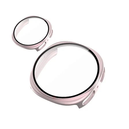 Samsung Galaxy Watch 9 40mm Uyumlu Kılıf Sert PC Kasa ve Ekran Koruyucu Kılıf