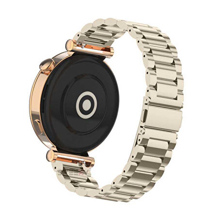 Huawei Watch Gt5 41mm İle Uyumlu Ironweft Paslanmaz Döküm Çelik Metal Kordon