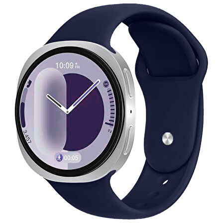 Samsung Galaxy Watch 8 44mm 40mm İle Uyumlu Klasik PureLux Soft Silikon Kordon