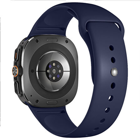 Samsung Galaxy Watch 8 44mm 40mm İle Uyumlu Klasik PureLux Soft Silikon Kordon