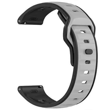 Huawei Watch GT5 Pro 46mm İle Uyumlu Çift Renkli Spor Silikon Kordon Nefes Alabilir Konforlu