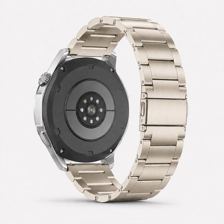 Huawei Watch GT6 Pro 46mm İle Uyumlu Katlanır Klipsli Paslanmaz Çelik Saat Kordonu