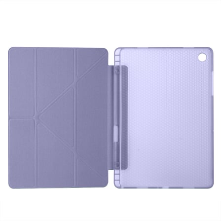 Samsung Galaxy Tab A11 Plus 11 Inc SM-X230 Üçgen Katlanabilir Kalemlikli Yatay Dikey Standlı Kılıf