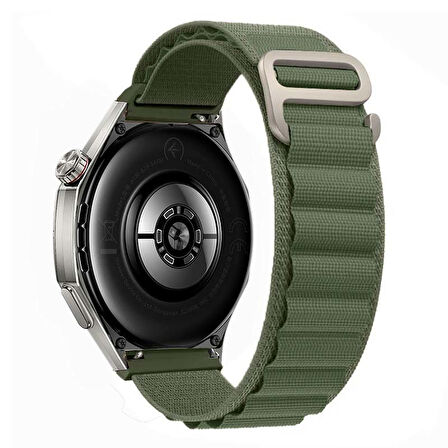 Huawei Watch GT6 Pro 46mm Uyumlu Kordon Alpine Loop Kancalı Kumaş Kordon