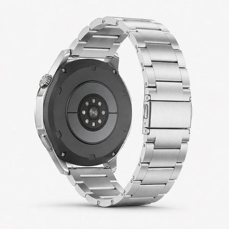 Huawei Watch GT6 46mm İle Uyumlu Katlanır Klipsli Paslanmaz Çelik Saat Kordonu