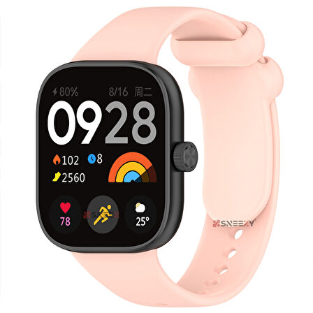 Redmi Watch 5 Uyumlu Kordon Purelux Soft Yumuşak Silikon Kordon Kayış Şık Görünüm