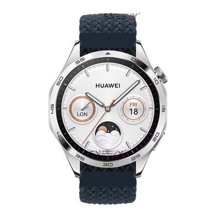 Sneezy Huawei Watch GT5 46mm İle Uyumlu 22mm Metal Klips Solo Fiberlink Örgü Kordon