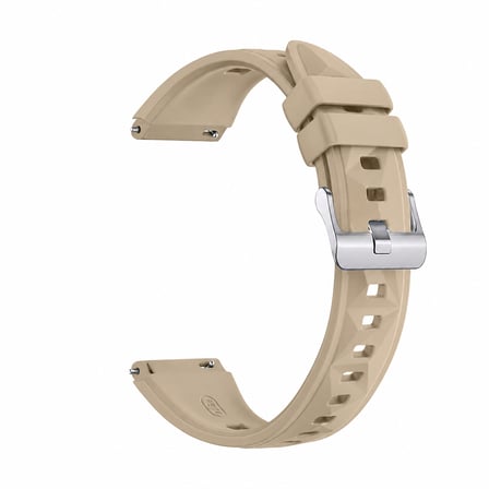 Sneezy Huawei Watch GT4 41mm İle Uyumlu Prism Metal Tokalı Soft Yumuşak Silikon Kordon