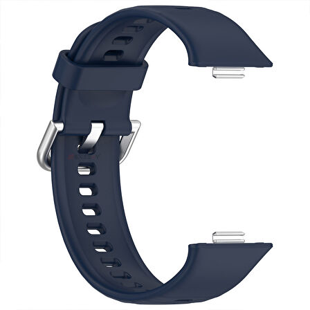 Huawei Watch Fit 4 Fit 4 Pro İle Uyumlu Metal Tokalı Yumusaş Soft Silikon Kordon Kayış