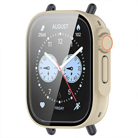 Redmi Watch 5 Lite İle Uyumlu Kasa ve Ekran Koruyucu Watch Ultra Saat Görünüm'e Dönüştürücü