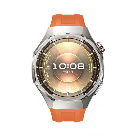 Huawei Watch GT6 Pro 46mm İle Tam Uyumlu Kordon Metal Tokalı Yumuşak Silikon Kordon Kayış