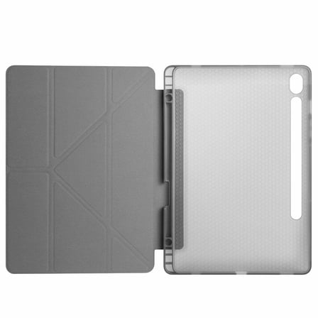 Samsung Galaxy Tab S10 FE 11 Inc SM-X520 Üçgen Katlanabilir Kalemlikli Yatay Dikey Standlı Kılıf