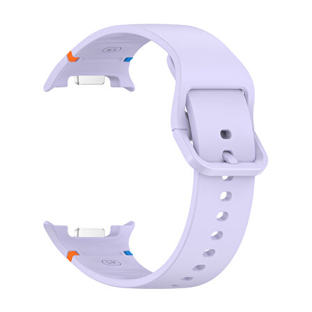 Samsung Galaxy Watch 8 Classic 47mm İle Uyumlu Metal Tokalı Spor Silikon Kordon