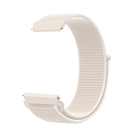 Samsung Galaxy Watch 4 5 6 7 Seri 40 42 43 44 46 47mm Cırt Cırtlı Yumuşak Spor Kumaş Örgü Kordon