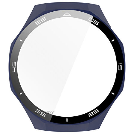 Huawei Watch GT5 Pro 46mm Kasa Uyumlu Kılıf Sert PC Kasa ve Ekran Koruyucu Kılıf