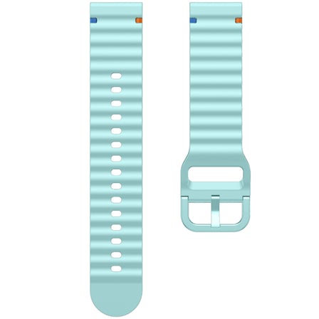 Sneezy Mi Watch S4 41mm İle Uyumlu Dalga Desenli Tokalı Yumusaş Soft Silikon Kordon