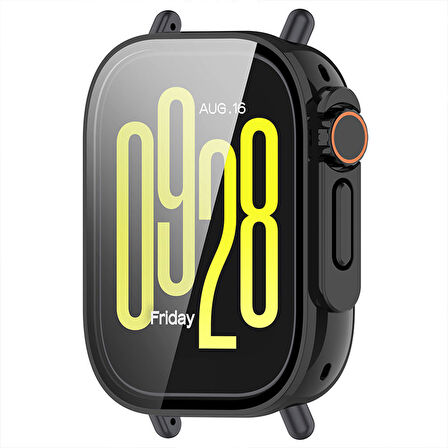 Redmi Watch 5 Active İle Uyumlu Kasa ve Ekran Koruyucu Watch Ultra Saat Görünüm'e Dönüştürücü