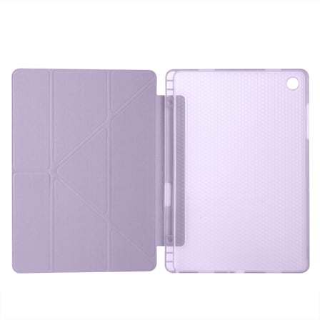 Samsung Galaxy Tab A11 Plus 11 Inc SM-X230 Üçgen Katlanabilir Kalemlikli Yatay Dikey Standlı Kılıf
