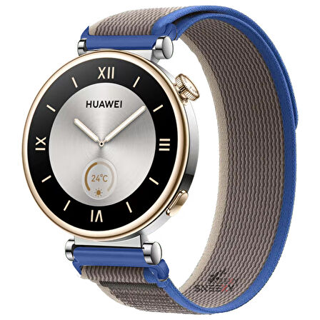 Huawei Watch GT4 41mm Uyumlu Kordon Trail Loop Cırtlı Yumuşak Kumaş Şık Kordon