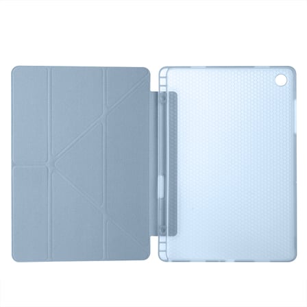 Samsung Galaxy Tab A11 Plus 11 Inc SM-X230 Üçgen Katlanabilir Kalemlikli Yatay Dikey Standlı Kılıf