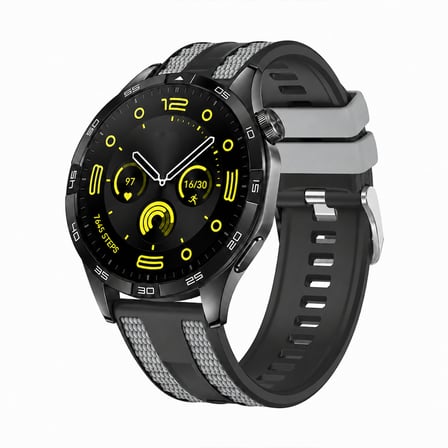 Huawei Watch GT 4 46mm Uyumlu 22mm Outdoor Tasarım Spor Silikon Kordon