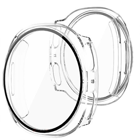 Samsung Galaxy Watch 8 40mm Uyumlu Kılıf Sert PC Kasa ve Ekran Koruyucu Kılıf