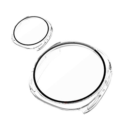 Samsung Galaxy Watch 8 40mm Uyumlu Kılıf Sert PC Kasa ve Ekran Koruyucu Kılıf
