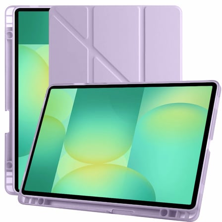 Samsung Galaxy Tab S10 FE 11 Inc SM-X520 Üçgen Katlanabilir Kalemlikli Yatay Dikey Standlı Kılıf