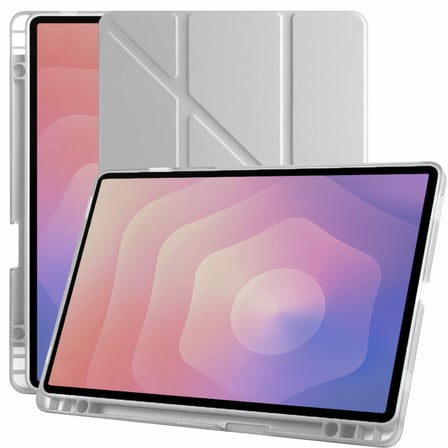 Samsung Galaxy Tab S11 11 Inc SM-X730 Üçgen Katlanabilir Kalemlikli Yatay Dikey Standlı Kılıf
